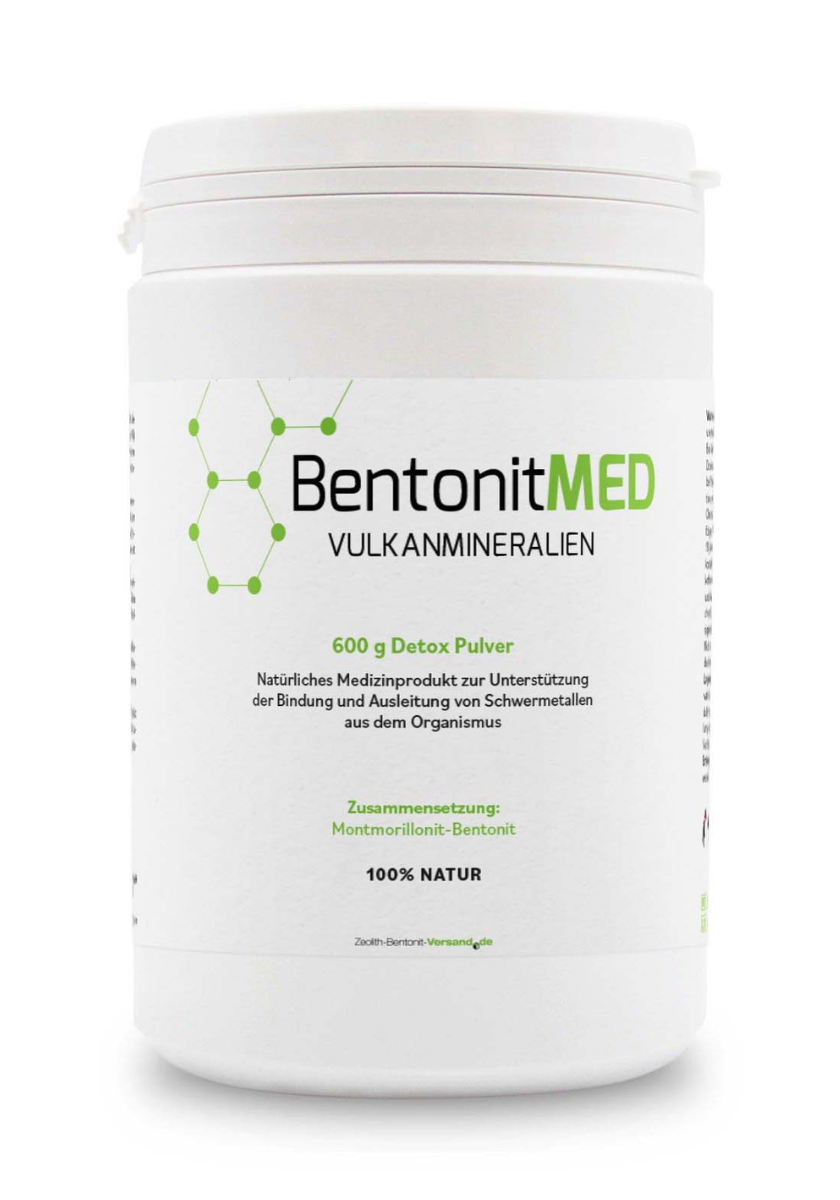 BentonitMED detox powder 600g, medical device with CE certificate