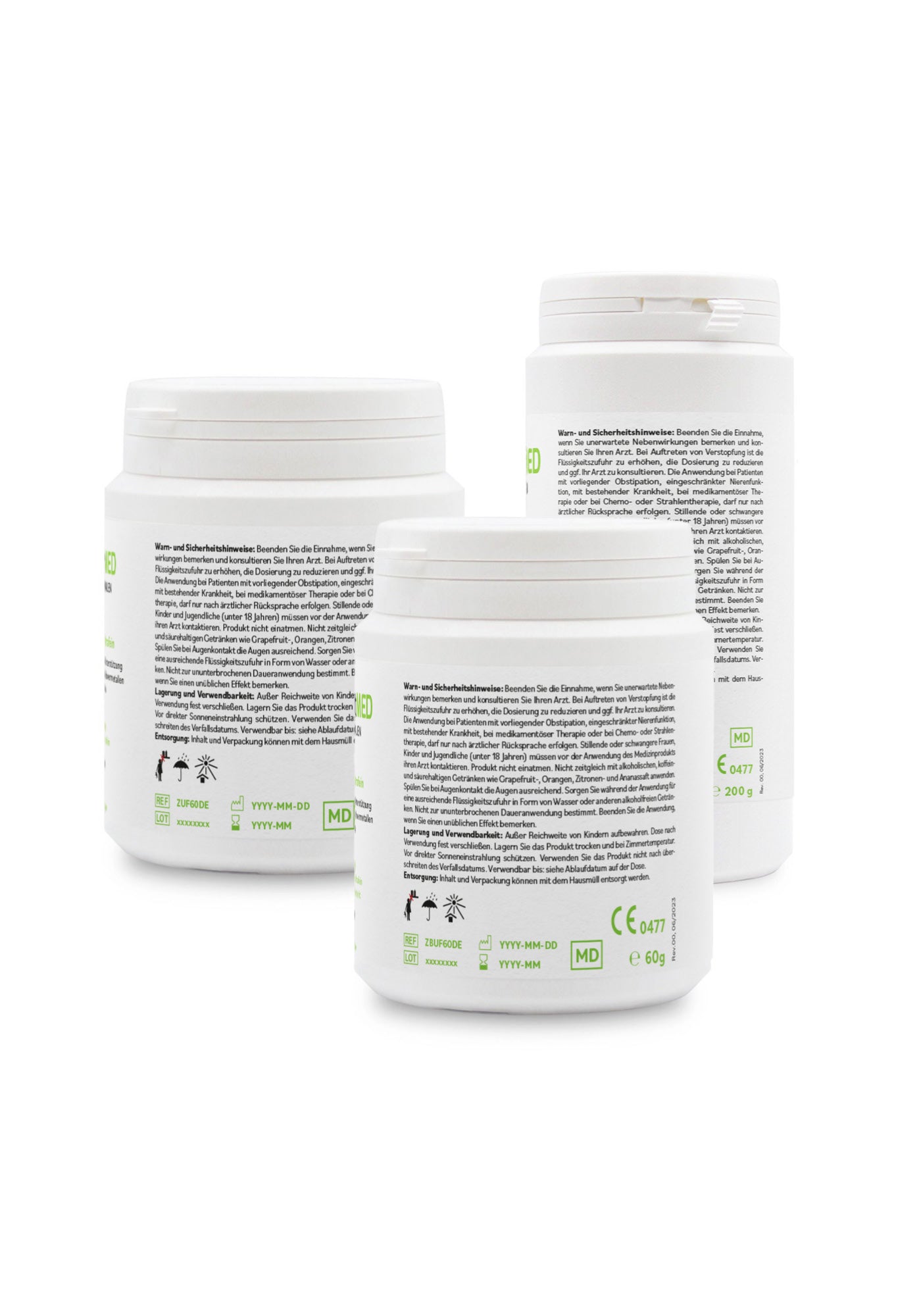 Test-Set detox-powder ultra-fine 320g, medical device with CE certificate