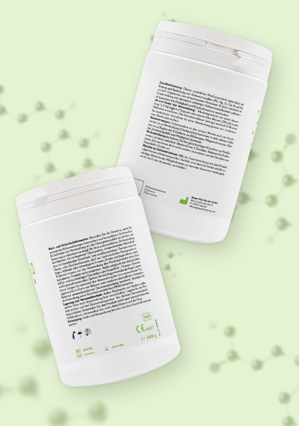 ZeolithMED 600 Detox-Kapseln, Medizinprodukt mit CE-Zertifikat