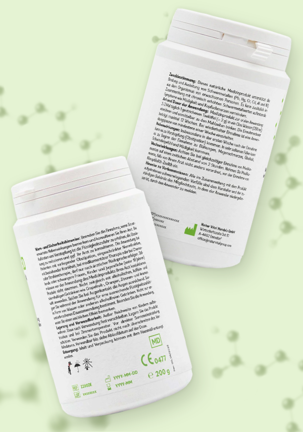 ZeolithMED detox powder 200g, medical device with CE certificate