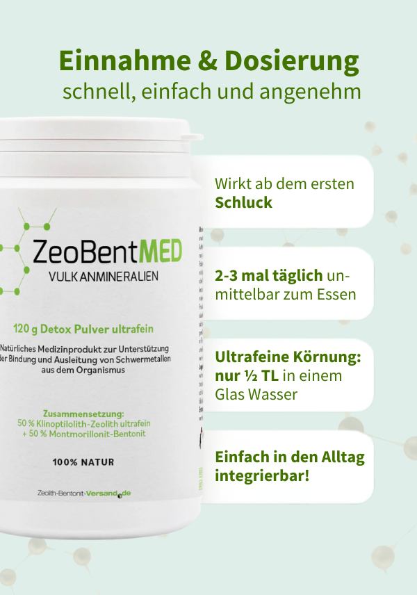ZeoBentMED polvo detox ultrafino 120g, producto sanitario con certificado CE