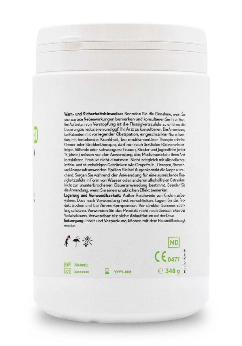 ZeolithMED 600 cápsulas de desintoxicación, producto sanitario con certificado CE