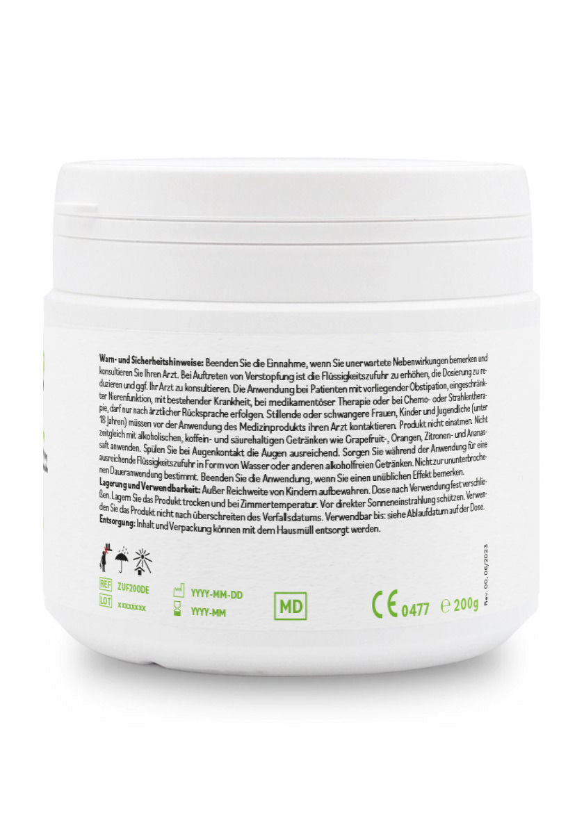 ZeolithMED Detox-Pulver ultrafein 200g, Medizinprodukt mit CE-Zertifikat