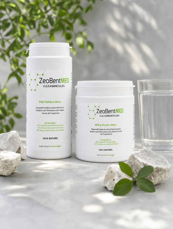 ZeoBentMED Poudre et Gelules Detox