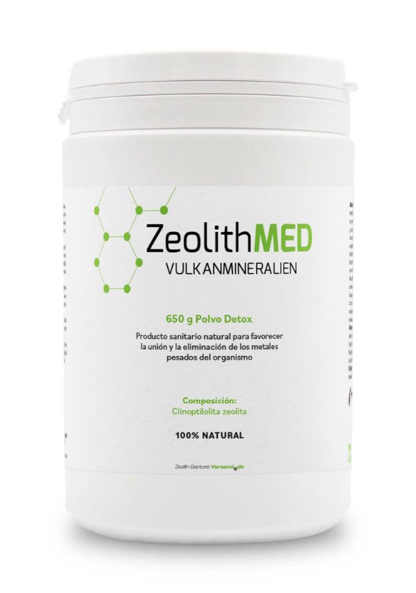 ZeolithMED polvere detox 400g, dispositivo medico con certificato CE
