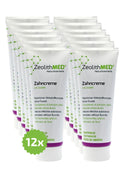 12x ZeolithMED pasta dentífrica 75ml en envase económico, pasta dentífrica sin flúor