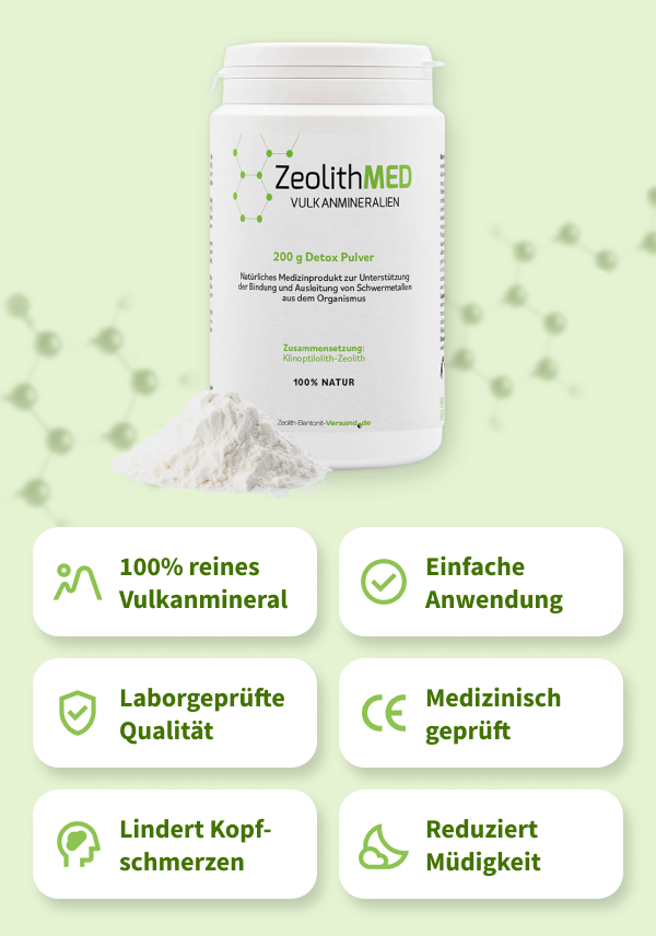 ZeolithMED detox powder 200g, medical device with CE certificate