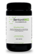 BentonitMED Detox-Pulver 200g im Miron Violettglas, Medizinprodukt mit CE-Zertifikat