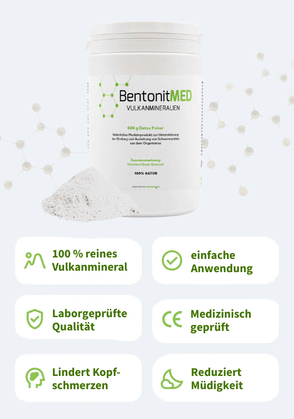 BentonitMED polvo detox 600g, producto sanitario con certificado CE