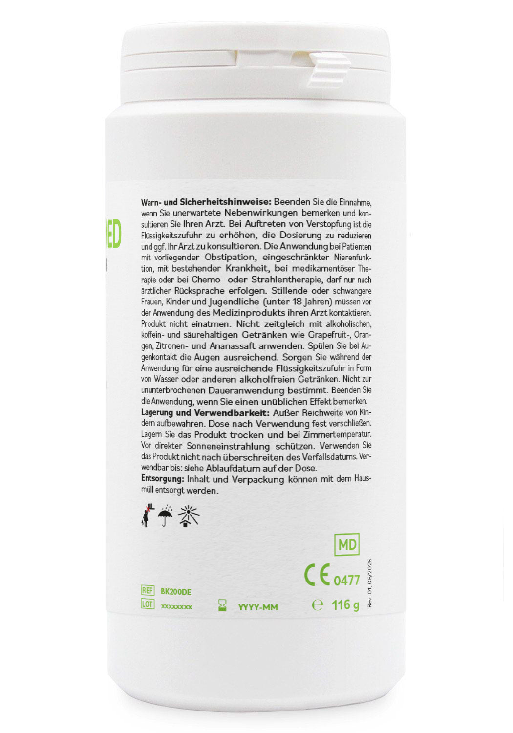 BentonitMED 200 detox capsules, medical device with CE certificate