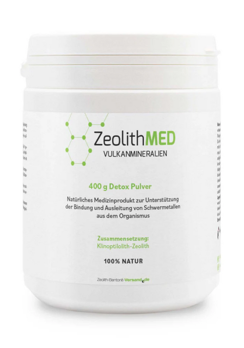 ZeolithMED polvere detox 400g, dispositivo medico con certificato CE