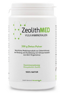 ZeolithMED Detox-Pulver 200g, Medizinprodukt mit CE-Zertifikat