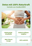 ZeoBentMED polvere detox ultra-fine 120g, dispositivo medico con certificato CE