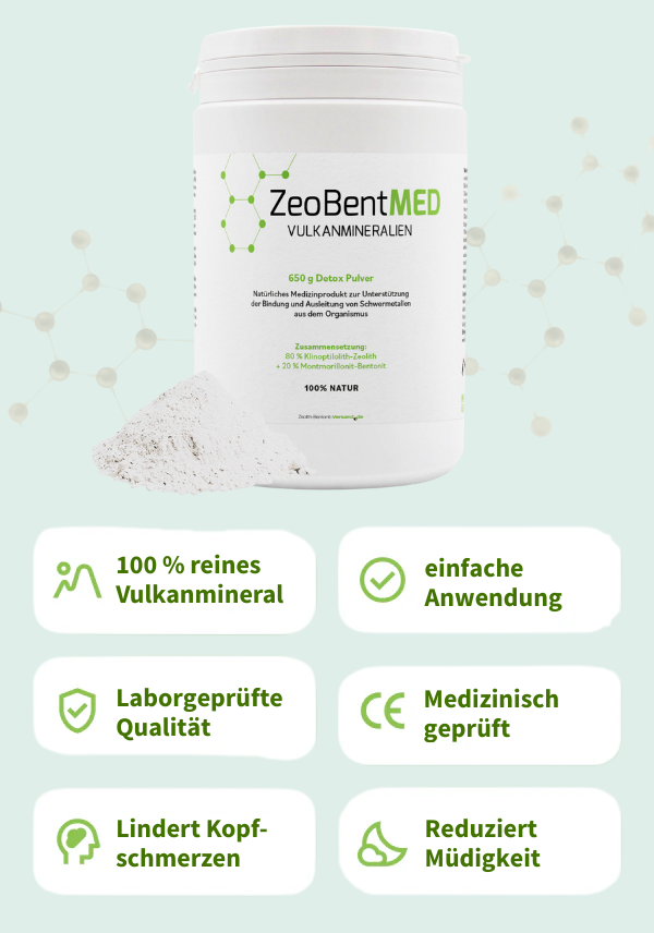 ZeoBentMED detox powder 650g, medical device with CE certificate