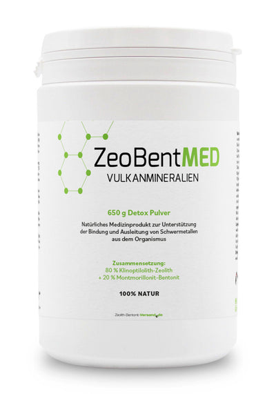 ZeoBentMED polvere detox 650g, dispositivo medico con certificato CE