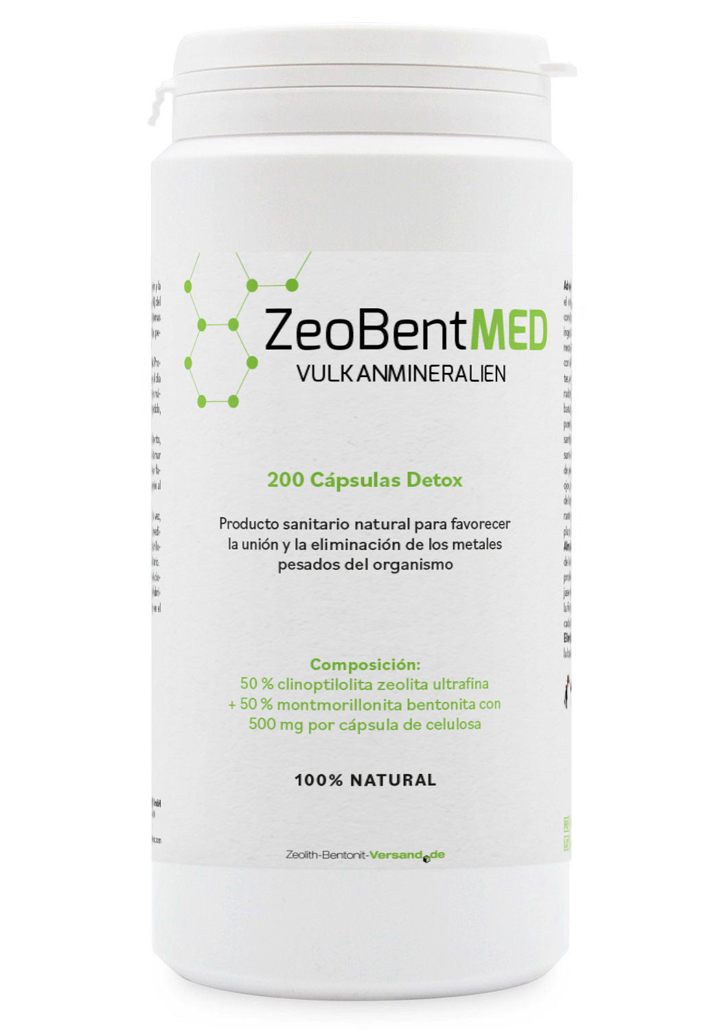 ZeoBentMED 200 capsule detox, dispositivo medico con certificato CE