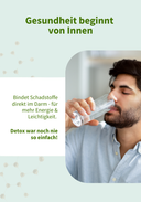 ZeoBentMED polvere detox ultrafine 60g, dispositivo medico con certificato CE