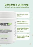 ZeoBentMED polvere detox ultrafine 60g, dispositivo medico con certificato CE