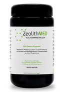 ZeolithMED 200 cápsulas de desintoxicación en vidrio de Miron violeta, producto sanitario con certificado CE