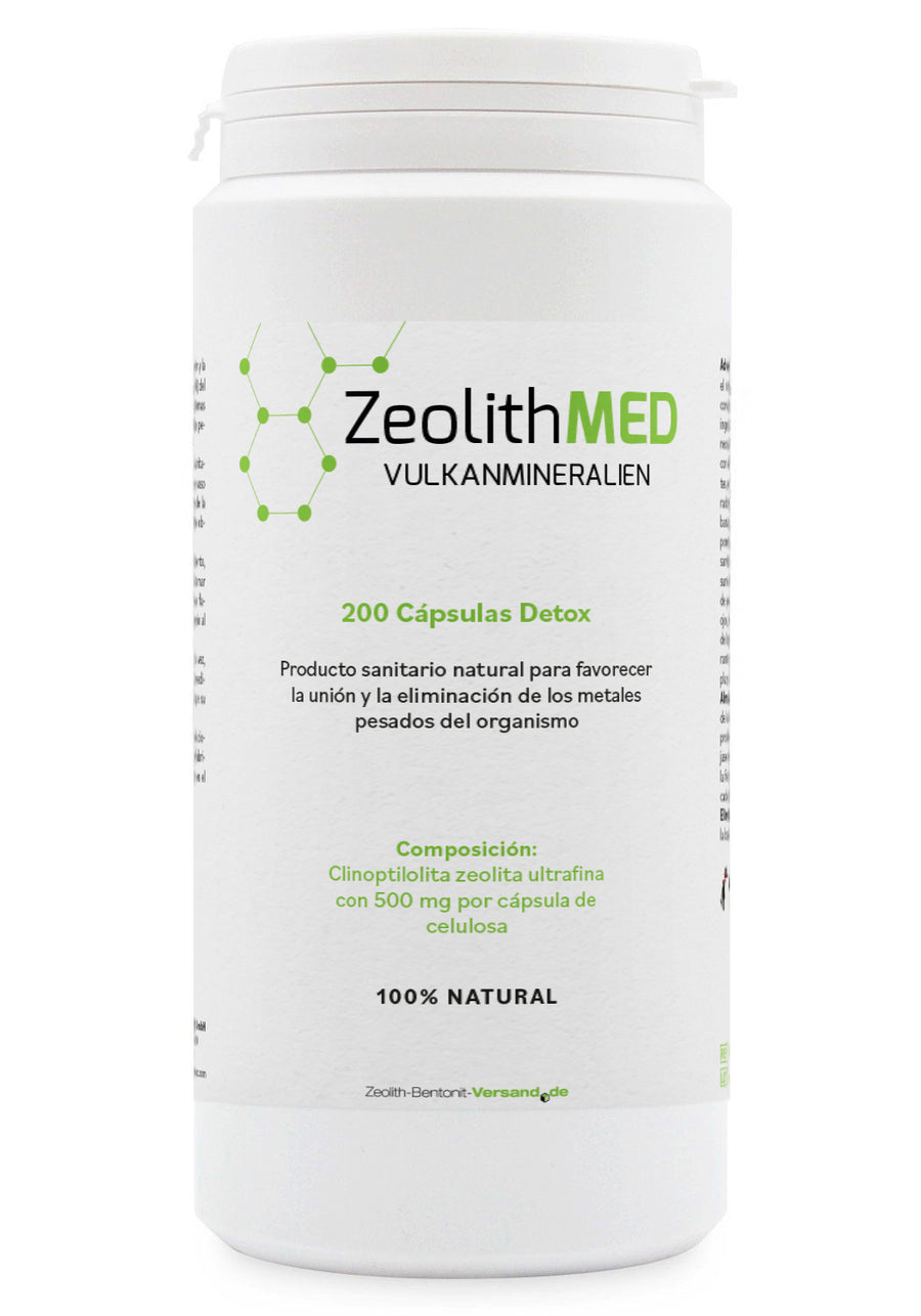 ZeolithMED 200 detox capsules, medical device with CE certificate