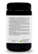 ZeolithMED polvo detox ultrafino 120g en vidrio de Miron violeta, producto sanitario con certificado CE