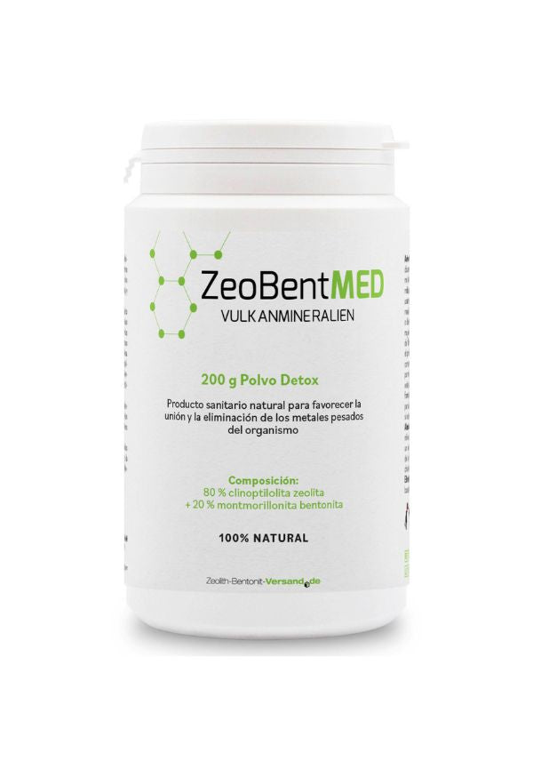 ZeoBentMED detox en polvo 200g, producto sanitario con certificado CE