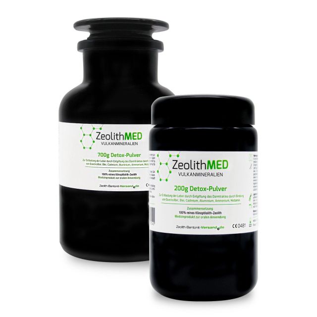 Zeolite MED detox powder 900g in savings stack, Medical devices