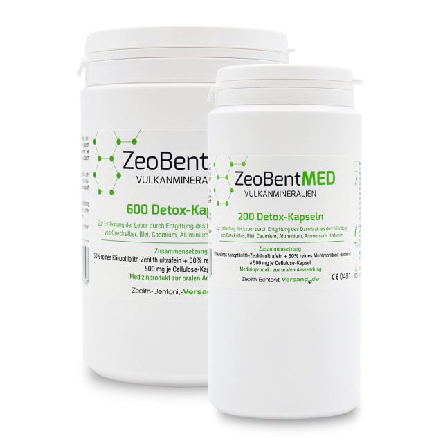ZeoBentMED 800 detox capsules savings stack, Medical devices