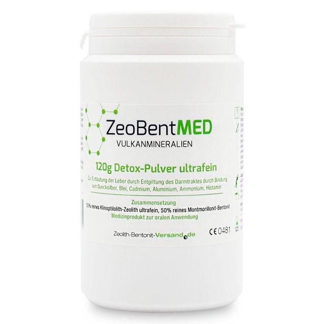ZeoBentMED detox ultrafine powder 120g, Medical device