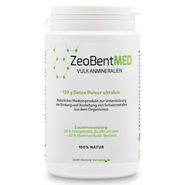 ZeoBentMED detox powder ultra-fine 120g, medical device with CE certificate