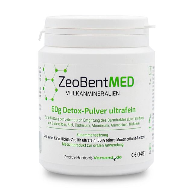ZeoBentMED detox ultrafine powder 60g, Medical device