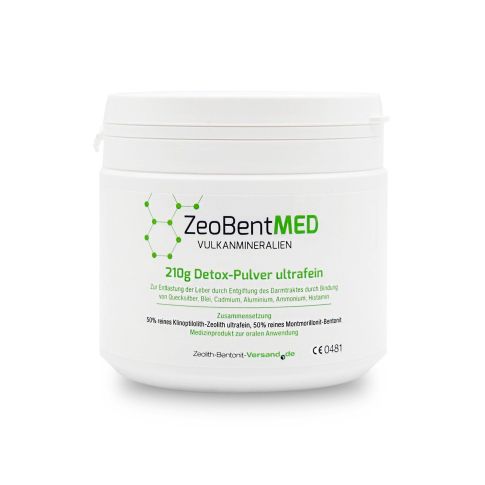 ZeoBentMED detox ultrafine powder 210g, Medical device